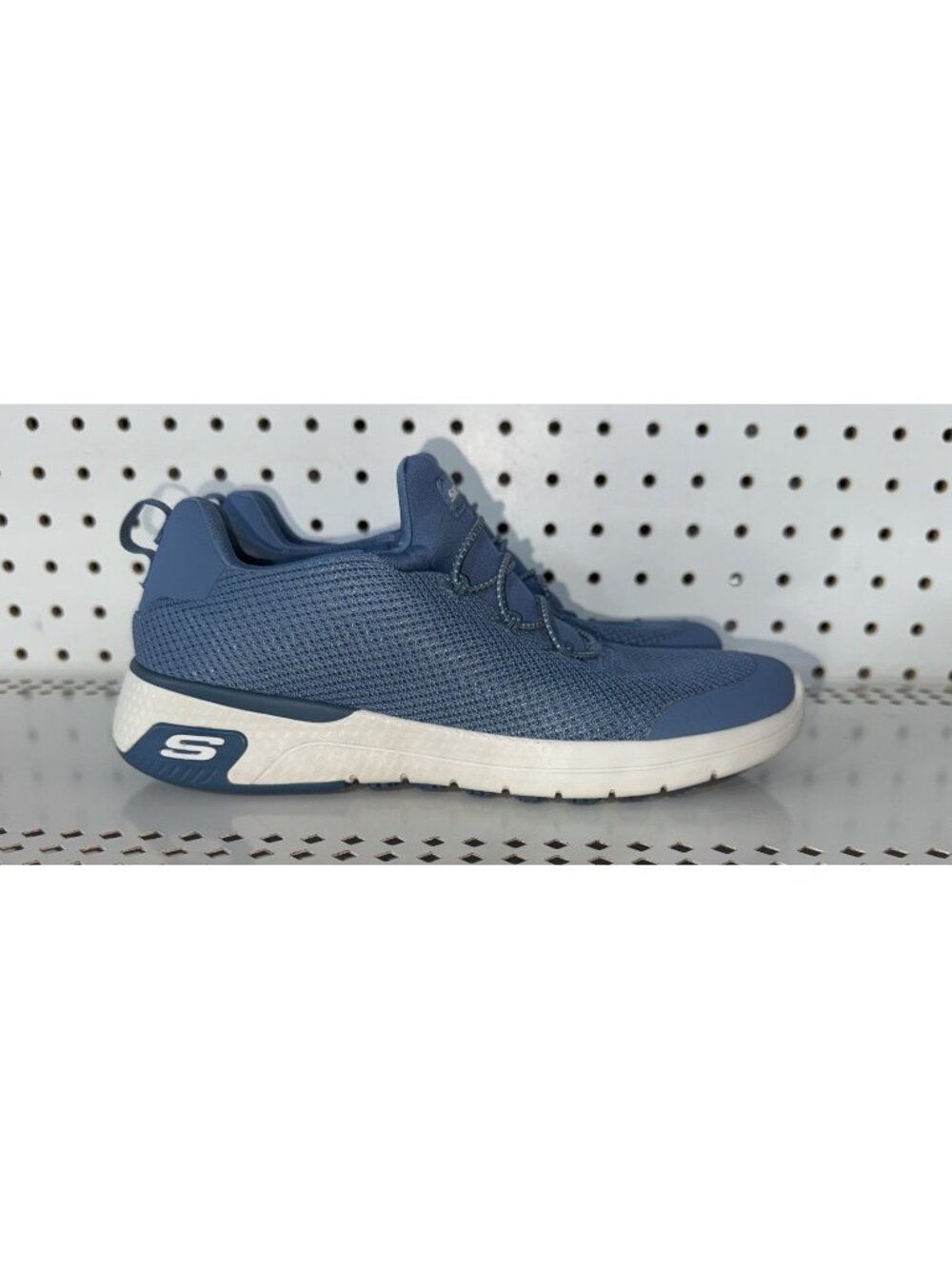 Skechers Relaxed Fit Marsing Waiola Womens Slip Resistant Work Shoes Size 7 Blue